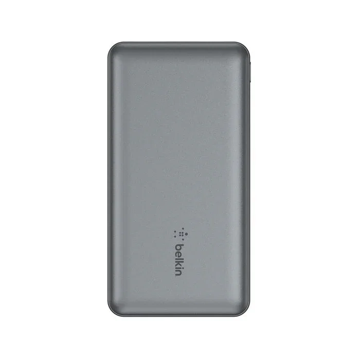 Belkin BoostCharge 10000 mAh Power Bank 15W, Color Gris, Carga Rápida, 3 Puertos (USB-C y USB-A), Cable Incluido Belkin BoostCharge 10000 mAh Power Bank 15W, Color Gris, Carga Rápida, 3 Puertos (USB-C y USB-A), Cable Incluido