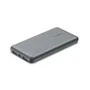 Belkin BoostCharge 10000 mAh Power Bank 15W, Color Gris, Carga Rápida, 3 Puertos (USB-C y USB-A), Cable Incluido