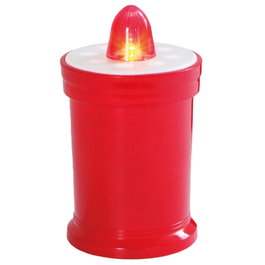 Bambasy Vela luminosa decorativa Rojo