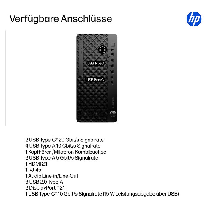 HP ELITEDESK 8 TWR G1I CU9-285/64GB/1TBSSD/RTX3050/W11Pro WLAN