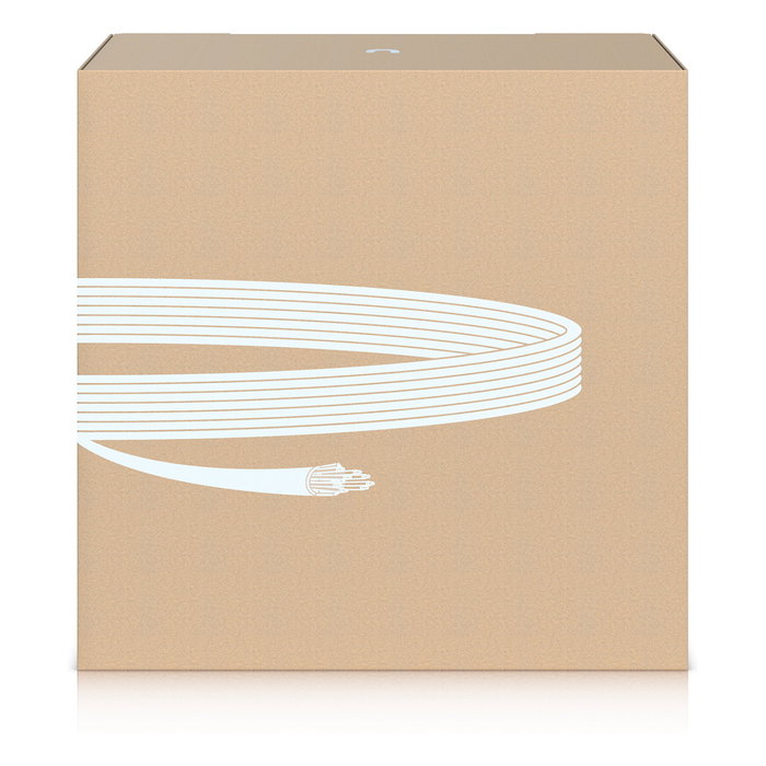 Ubiquiti Networks Cable UACC-Cable-C6A-CMP Categoria 6a (Cat6a) LSZH 305 Metros - Blanco, Conductor Sólido de Cobre