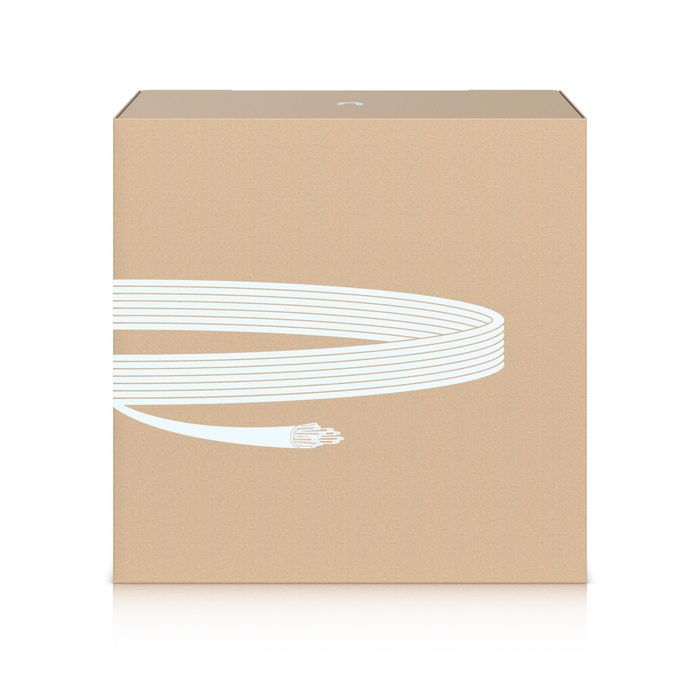 Ubiquiti Cat6A CMP UTP 23 AWG Cable Ethernet para Redes de Alta Velocidad, 10/100/1000 Base-T, 305 m, Blanco