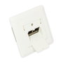 GoodConnections Toma de red Cat. 6, 2xRJ45, apantallada, blanco