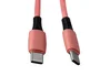 Q-connect Cable USB-C a USB-C PVC 2m Rosa