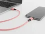 Q-connect Cable USB-C a USB-C PVC 2m Rosa