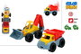Color Baby Camion 18 cm y Excavadora de Plastico 26 cm para Playa