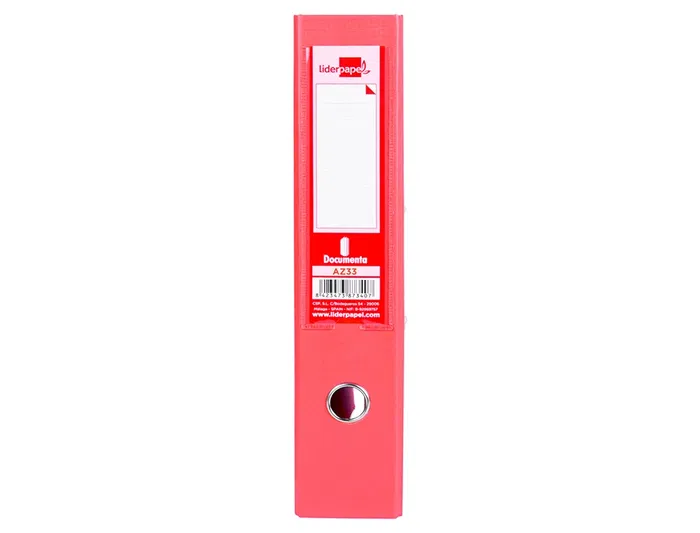 Archivador De Palanca Liderpapel Folio Documenta Forrado Pvc Con Rado Lomo 75 mm Rojo Compresor Metalico Archivador De Palanca Liderpapel Folio Documenta Forrado Pvc Con Rado Lomo 75 mm Rojo Compresor Metalico