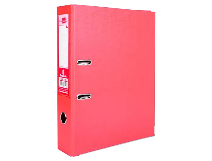 Archivador De Palanca Liderpapel Folio Documenta Forrado Pvc Con Rado Lomo 75 mm Rojo Compresor Metalico Archivador De Palanca Liderpapel Folio Documenta Forrado Pvc Con Rado Lomo 75 mm Rojo Compresor Metalico