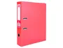 Archivador De Palanca Liderpapel Folio Documenta Forrado Pvc Con Rado Lomo 75 mm Rojo Compresor Metalico