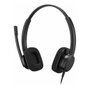 Poly HP Mission 425 Classic Auriculares con Cable USB Negro