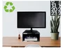 Archivo 2000 Soporte para Monitor Poliester 100% Reciclado Compartimento A4 y Folio Negro 360x300x145 mm