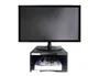 Archivo 2000 Soporte para Monitor Poliester 100% Reciclado Compartimento A4 y Folio Negro 360x300x145 mm