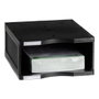 Archivo 2000 Soporte Ergosostenible para Monitor con Compartimento Jumbo Negro