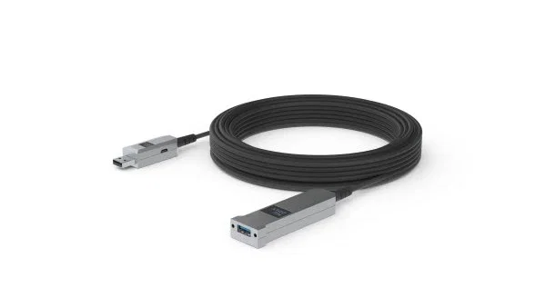 HUDDLY 7090043790450 Cable USB 3.2 Gen 1 (5 Gbps) 10 m, USB Tipo A Macho a USB Tipo A Hembra, Negro