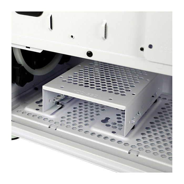 LC-Power Midi Tower Gaming 802W RGB Blanco ATX, micro ATX, Mini-ITX para PC Metal Plástico Vidrio templado