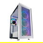 LC-Power Midi Tower Gaming 802W RGB Blanco ATX, micro ATX, Mini-ITX para PC Metal Plástico Vidrio templado