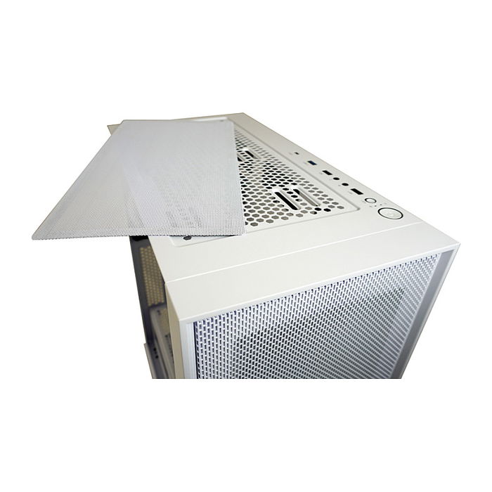 LC-Power Midi Tower Gaming 802W RGB Blanco ATX, micro ATX, Mini-ITX para PC Metal Plástico Vidrio templado