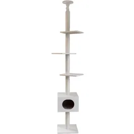 Kerbl Árbol para Gatos FERDI 38 x 38 x 240-260 cm Blanco Sisal