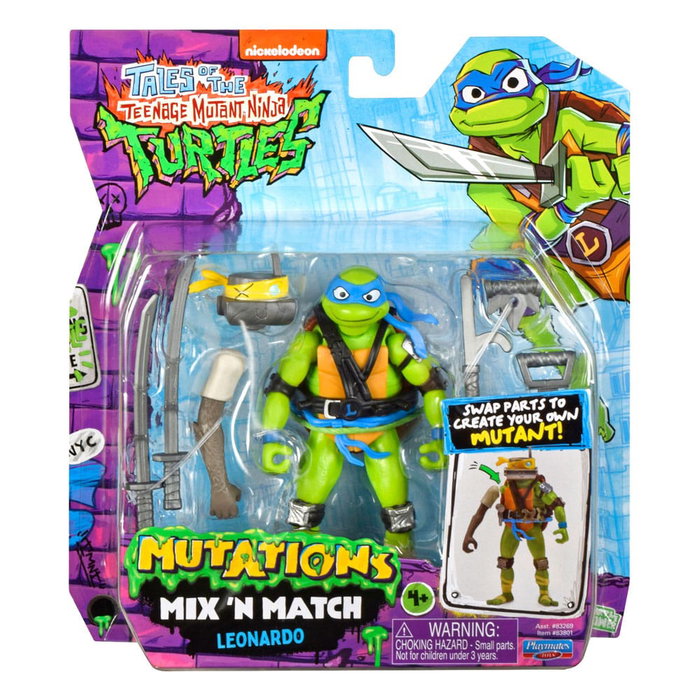 Tales of the Teenage Mutant Ninja Turtles Mix 'n Match Figura Leonardo 12 cm Tales of the Teenage Mutant Ninja Turtles Mix 'n Match Figura Leonardo 12 cm
