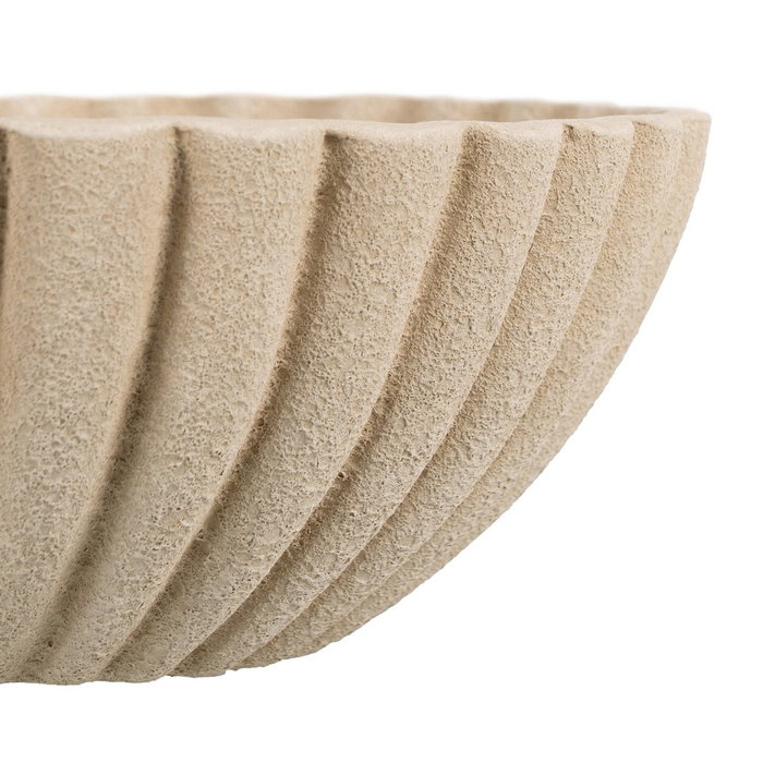 Ixia Centro de Mesa Beige de Cerámica 27 x 27 x 11 cm Ixia Centro de Mesa Beige de Cerámica 27 x 27 x 11 cm