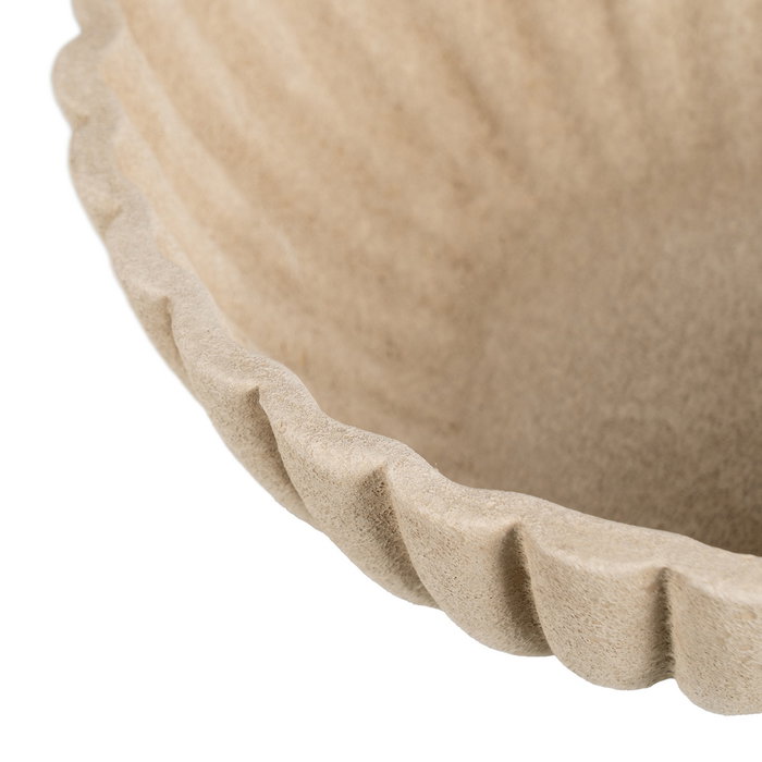 Ixia Centro de Mesa Beige de Cerámica 27 x 27 x 11 cm Ixia Centro de Mesa Beige de Cerámica 27 x 27 x 11 cm