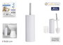 Confortime Escobillero WC Inox White