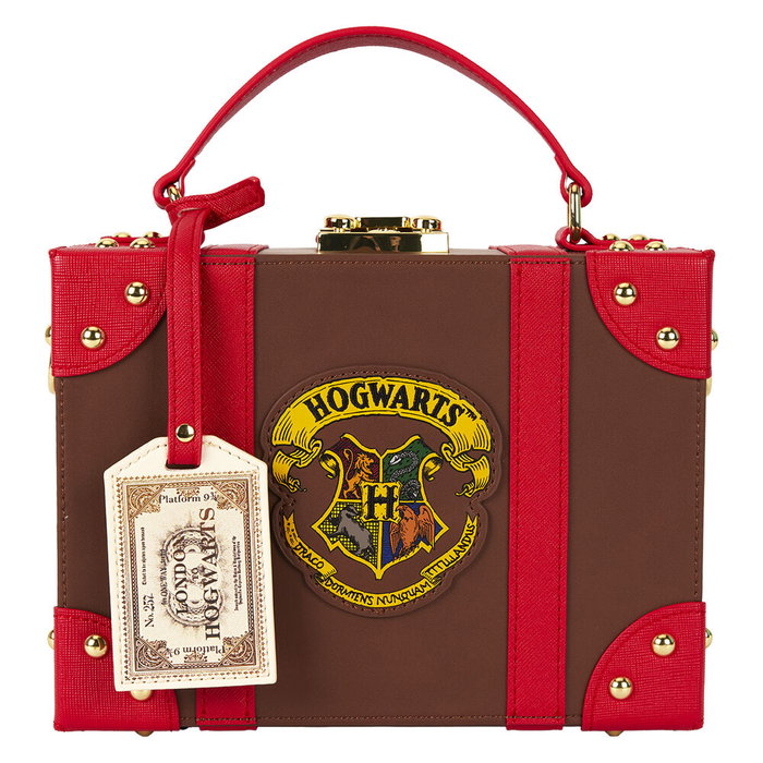 Loungefly Bolso maleta Hogwarts Express Harry Potter 20,96x10,80x15,24cm