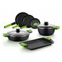Bra Grill Prior 28 cm Verde y Negro