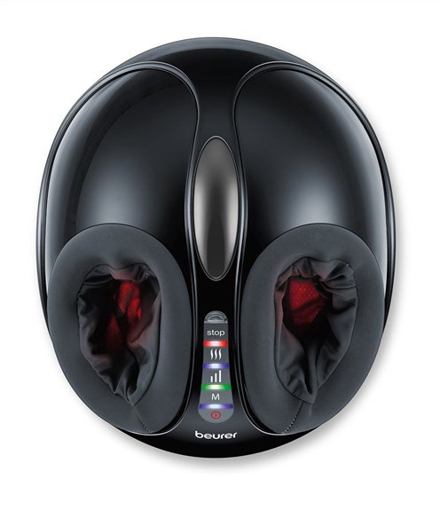 Beurer FM-90 Aparato de Masaje para Pies Shiatsu con Calor y 3 Niveles de Intensidad