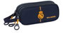 Portatodo Triple Real Madrid C.F. 2nd Kit 24/25 Azul marino 21 x 8.5 x 7 cm