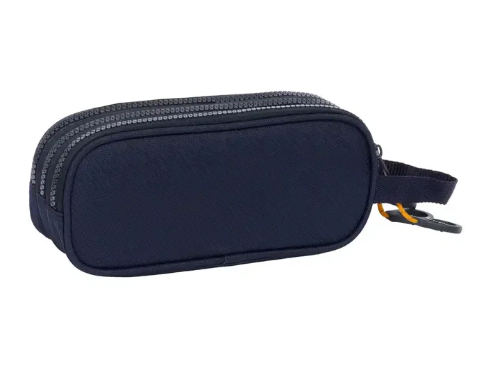 Portatodo Triple Real Madrid C.F. 2nd Kit 24/25 Azul marino 21 x 8.5 x 7 cm