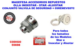 MAGEFESA Válvula de seguridad para olla Star/Inoxstar