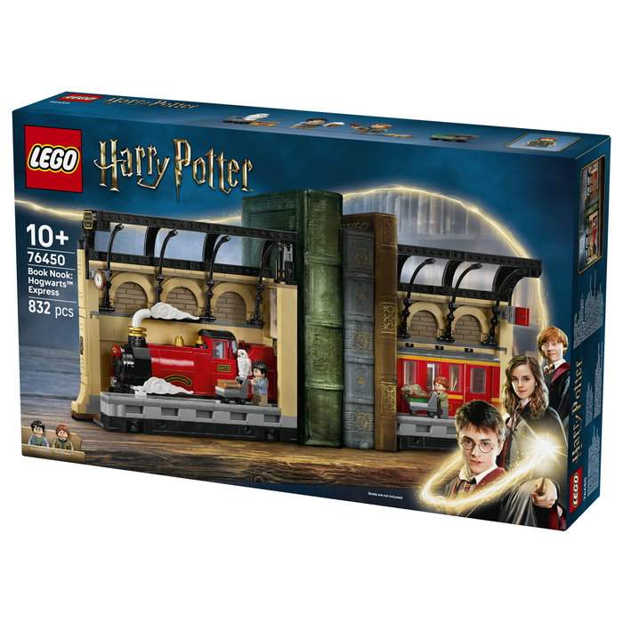 LEGO Harry Potter Book Nook Expreso de Hogwarts 76450 Juego de Construcción de Sujetalibros de Diorama