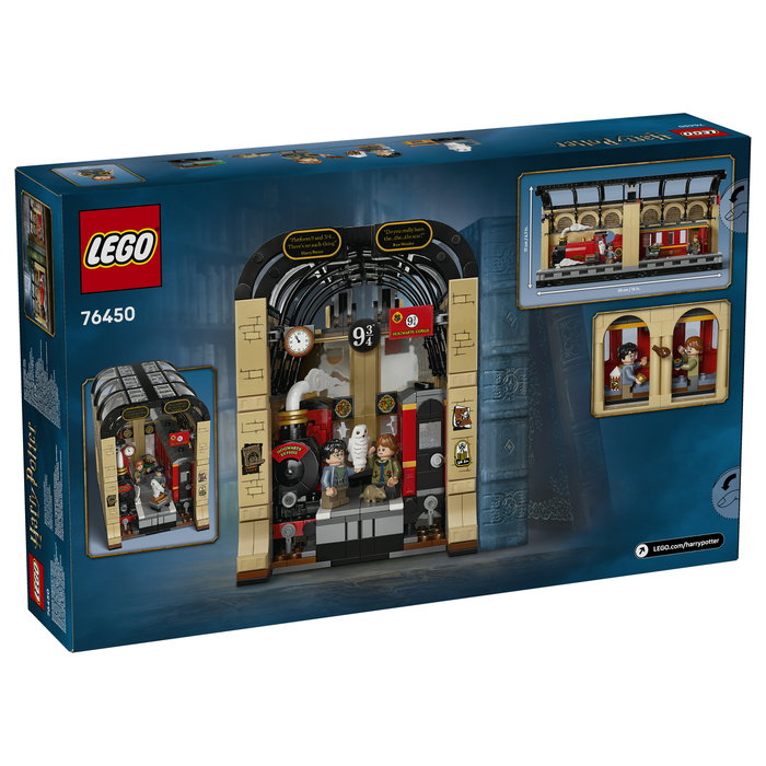 LEGO Harry Potter Book Nook Expreso de Hogwarts 76450 Juego de Construcción de Sujetalibros de Diorama
