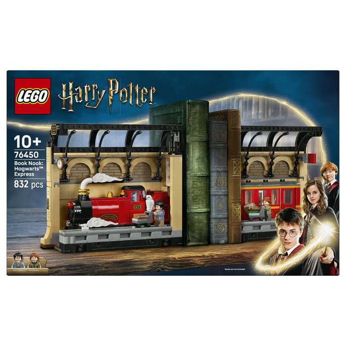 LEGO Harry Potter Book Nook Expreso de Hogwarts 76450 Juego de Construcción de Sujetalibros de Diorama