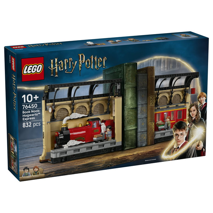 LEGO Harry Potter Book Nook Expreso de Hogwarts 76450 Juego de Construcción de Sujetalibros de Diorama