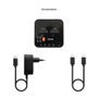 Tooq Docking Station Dual SSD M.2 NVMe/SATA USB-C 3.2 Gen2 TQDS-201B Negro