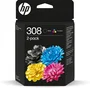 HP Paquete de 2 Cartuchos de Tinta Original 308 Negro y Tricolor