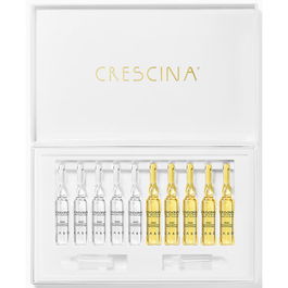 Crescina, Transdermic HFSC 500, Para la estimulación del crecimiento, Sérum de Tratamiento en Ampollas, Para el cuero cabelludo, Para hombres, 10 + 10 pzs, 3.5 ml