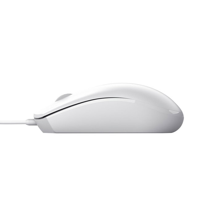 Trust Ratón TM-101W Ambidextro Blanco