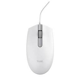 Trust Ratón TM-101W Ambidextro Blanco