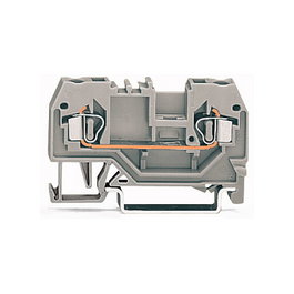 WAGO 280-901 Borne de paso de 2 polos, 2,5 mm, gris