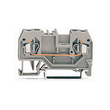 WAGO 280-901 Borne de paso de 2 polos, 2,5 mm, gris WAGO 280-901 Borne de paso de 2 polos, 2,5 mm, gris