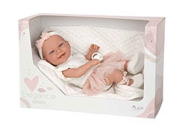 Muñecas Arias Muñeca Elegance Zoe Bailarina con Manta Cuerpo Vinilo Niña 42 cm