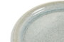 DKD Home Decor Plato de Gres Esmaltado Azul Celeste 20x20x1,7 cm