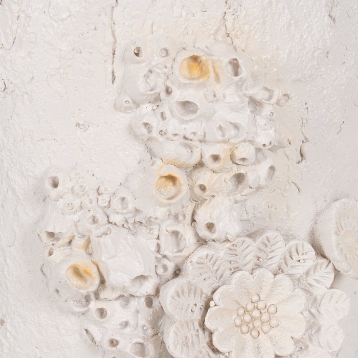 Jarrón Corales Poliresina Decoración 25 X 25 X 47,50 cm