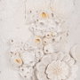 Jarrón Corales Poliresina Decoración 25 X 25 X 47,50 cm