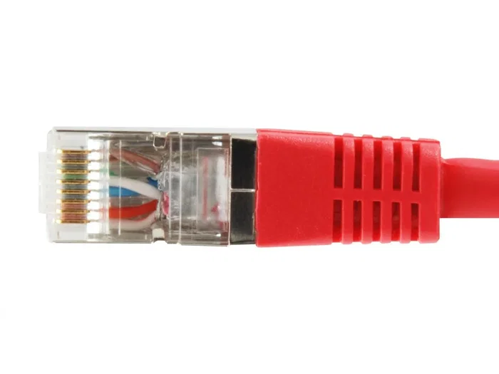 Equip Cable de red Cat6a S/FTP 3 m Rojo