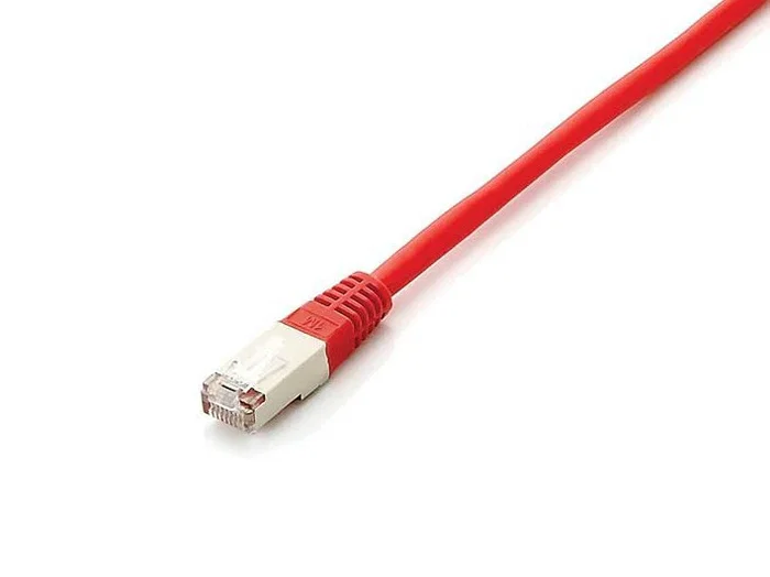 Equip Cable de red Cat6a S/FTP 3 m Rojo
