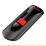 SanDisk Cruzer Glide USB 2.0 - Lote de 3 Unidades - Memoria USB de 32 GB con Protección por Contraseña, Color Negro y Rojo